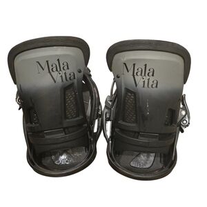 SOLD - Burton Mala Vita Black and Gray Bindings